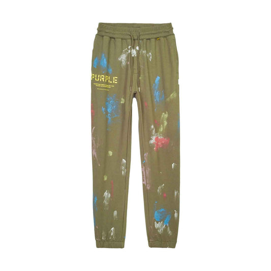 PURPLE BRAND P412 Military Stencil Paint Joggers - Gravity NYC