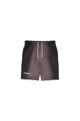 PURPLE BRAND P446 Black Beauty Fleece Short Gravity NYC
