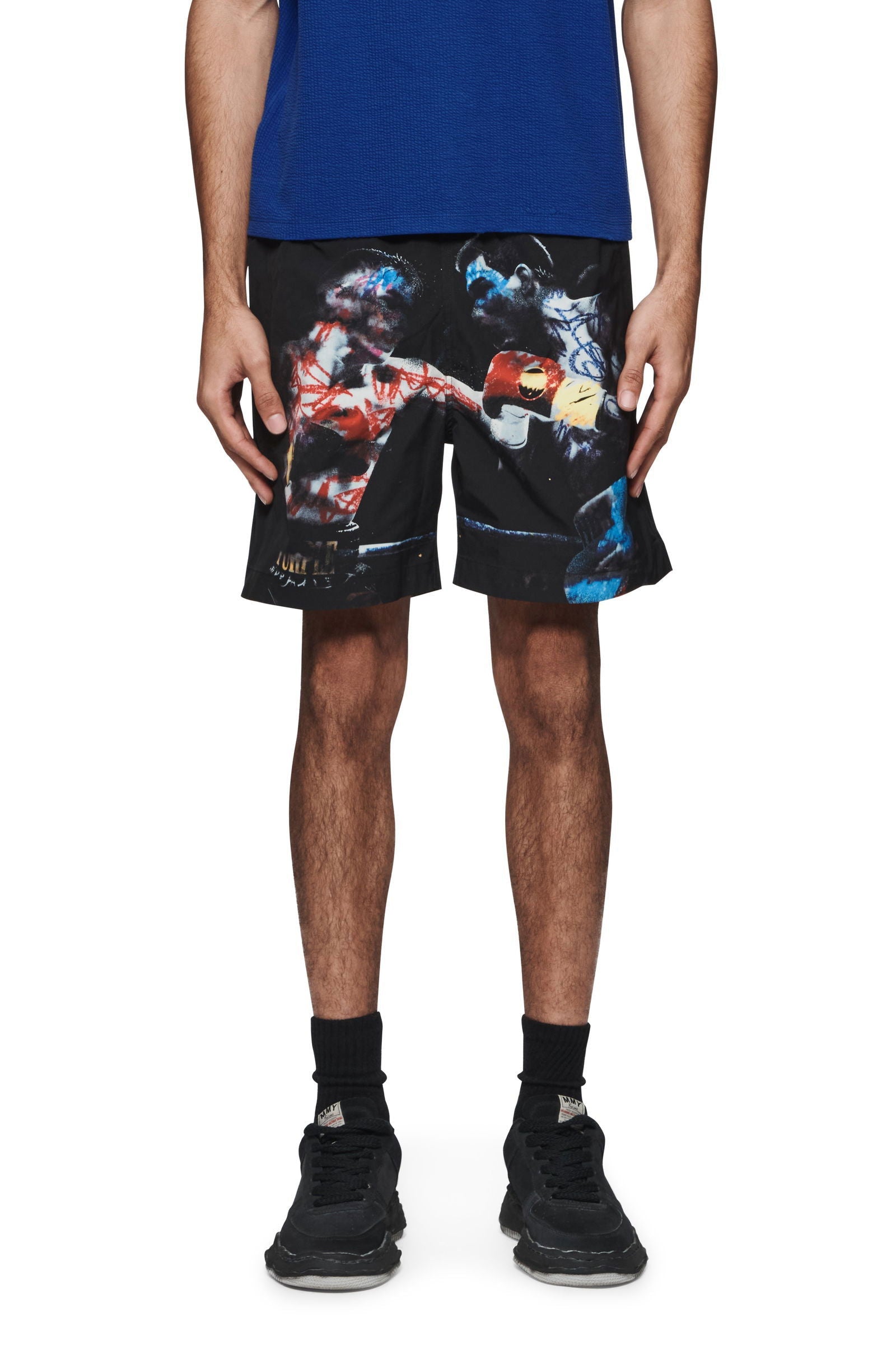 PURPLE BRAND P458 Fight Night Swim Shorts Gravity NYC