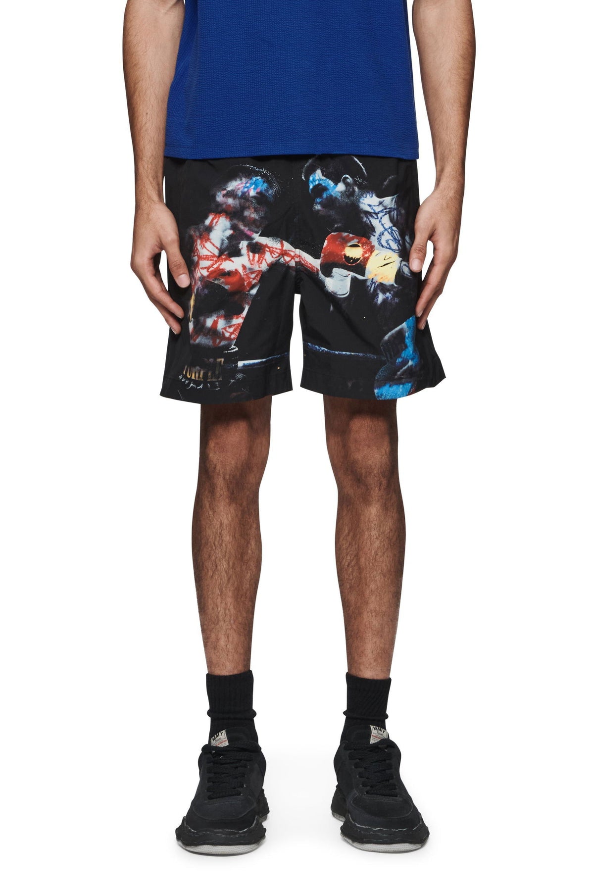 PURPLE BRAND P458 Fight Night Swim Shorts Gravity NYC