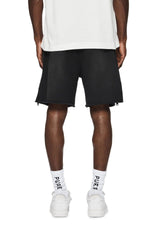 PURPLE BRAND P479 Faded Wordmark Sweatshorts Gravity NYC