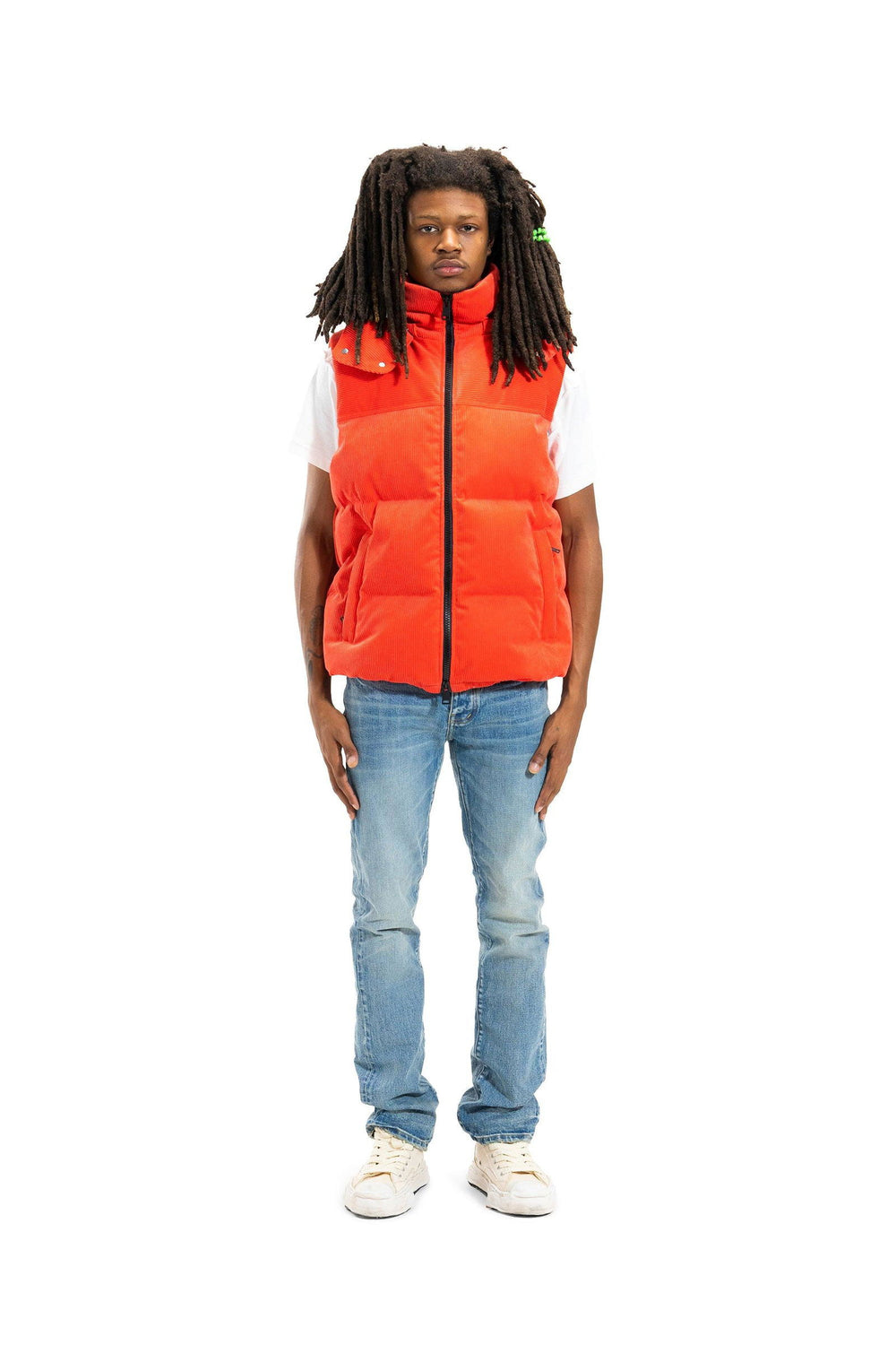 PURPLE BRAND P637 Corduroy Puffer Vest - Gravity NYC