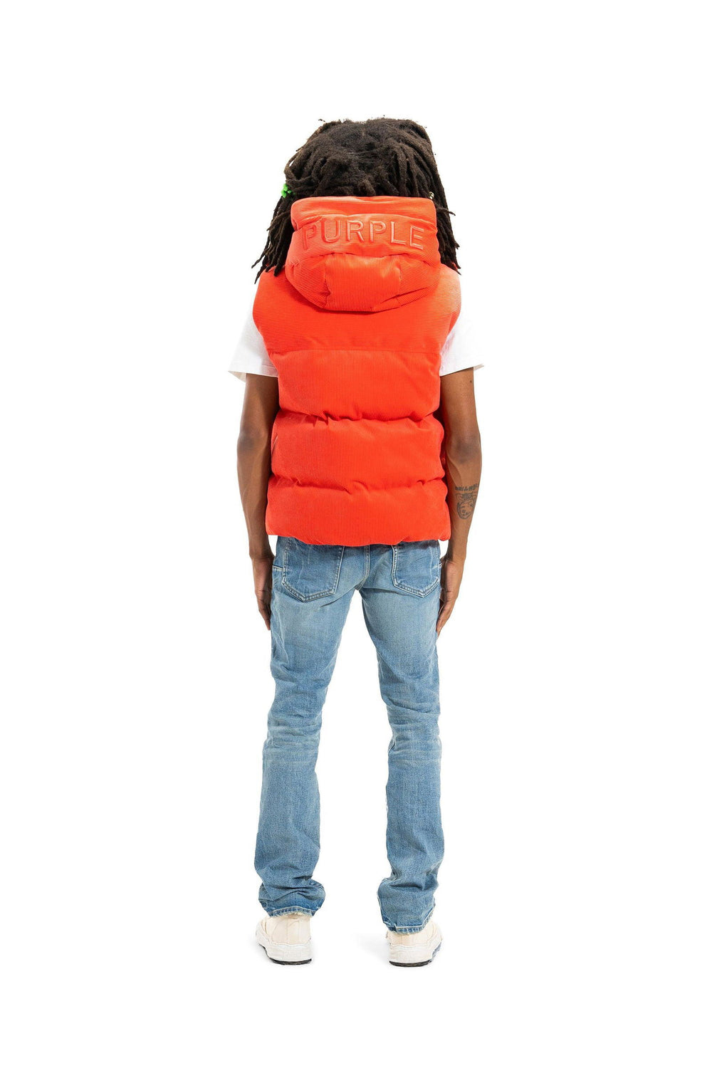 PURPLE BRAND P637 Corduroy Puffer Vest - Gravity NYC