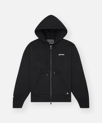 PAPER PLANES Oversized Script Weld Zip Up Hoodie