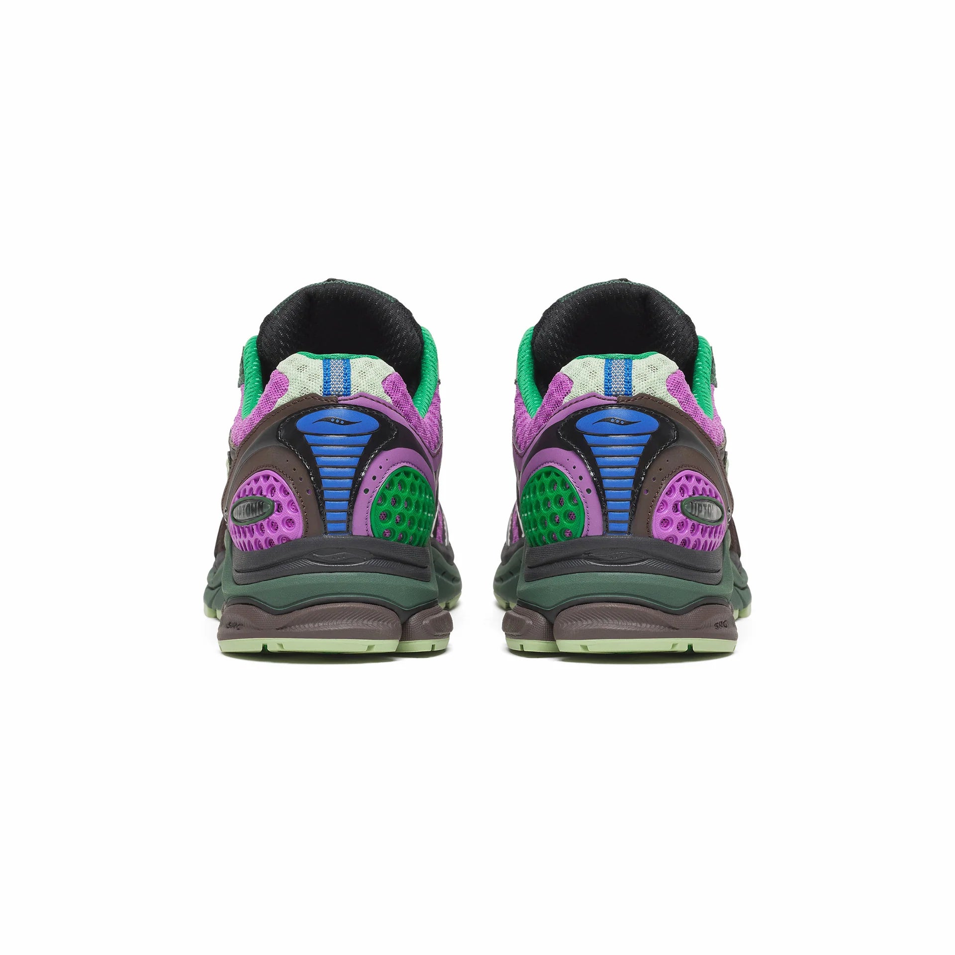 SAUCONY x Jae Tips ProGrid Triumph 4 Sneakers 'Perilla' Violet/Earth - Gravity NYC