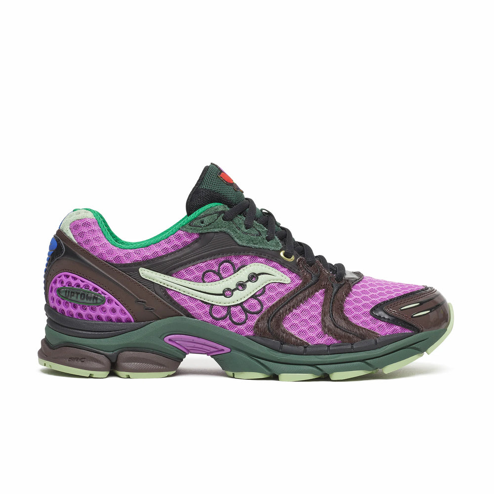 SAUCONY x Jae Tips ProGrid Triumph 4 Sneakers 'Perilla' Violet/Earth - Gravity NYC