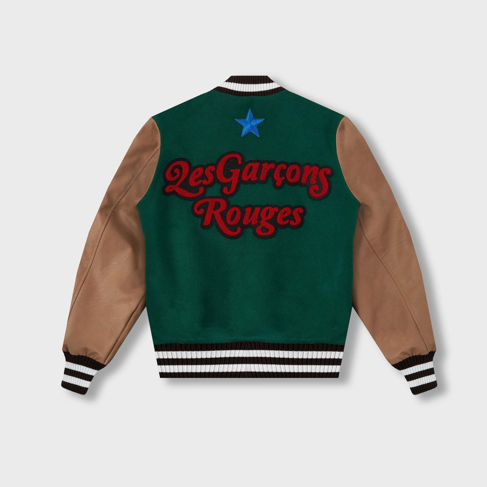 REDHOUSE Les Garcons Rouges II Varsity Jacket - Gravity NYC