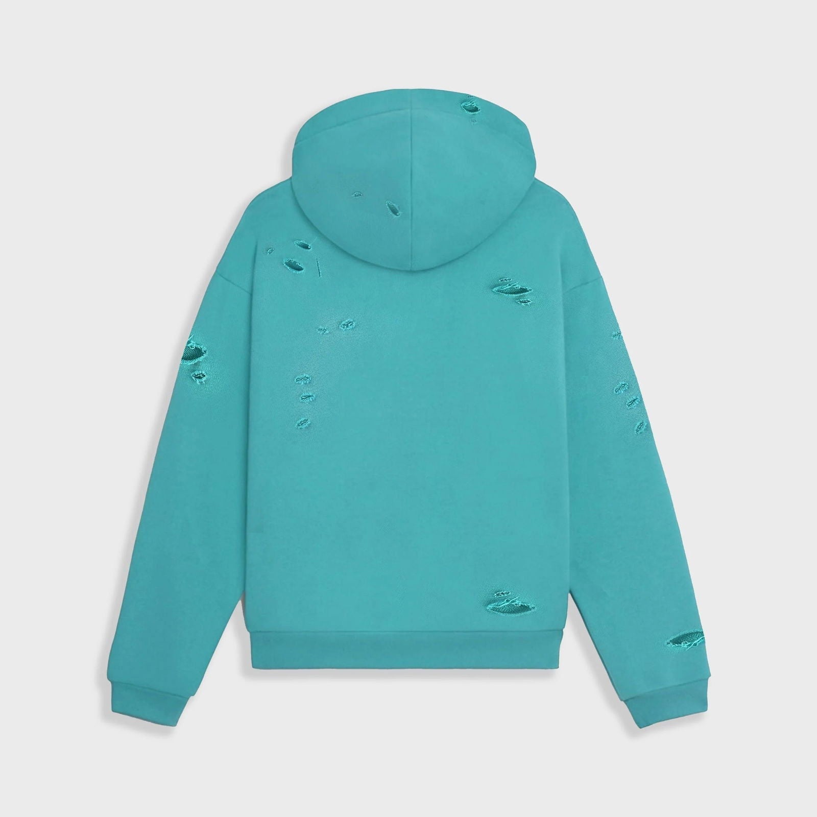 REDHOUSE Ripped Tiffany Hoodie Gravity NYC