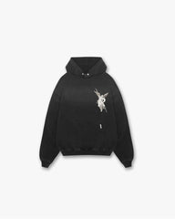 REPRESENT Archangel Hoodie Stained Black Gravity NYC