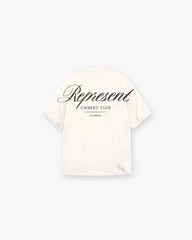 REPRESENT Owners Club Script T-Shirt Gravity NYC