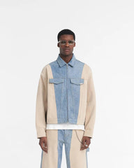 REPRESENT R4 COLOUR BLOCK DENIM JACKET Gravity NYC