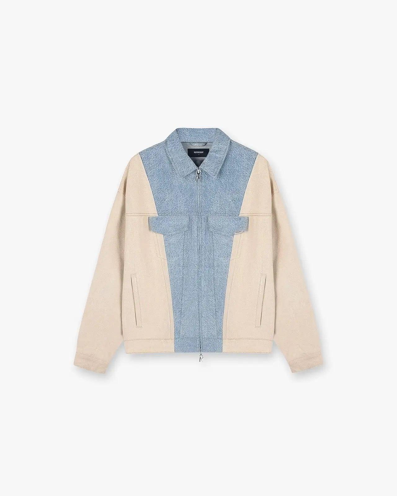 REPRESENT R4 COLOUR BLOCK DENIM JACKET Gravity NYC