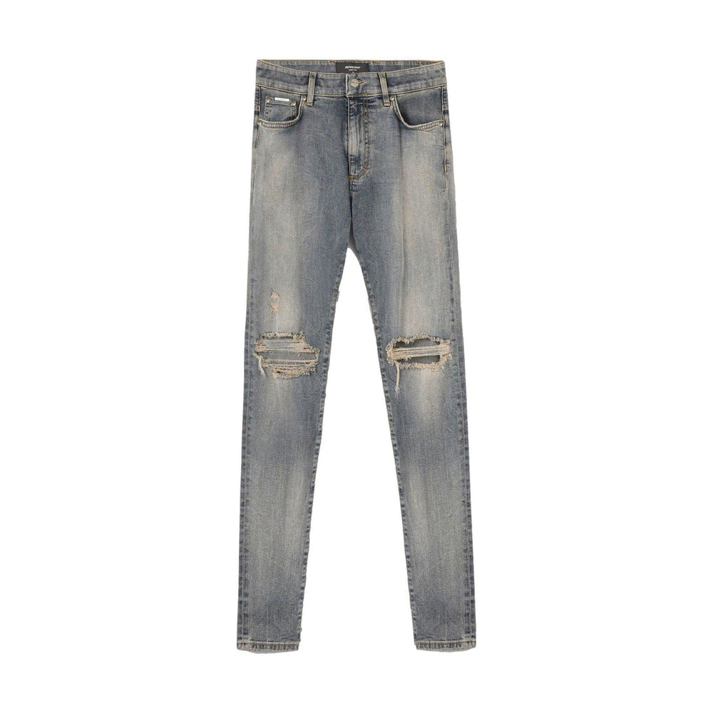 REPRESENT Destroyer Blue Cream Jeans - Gravity NYC