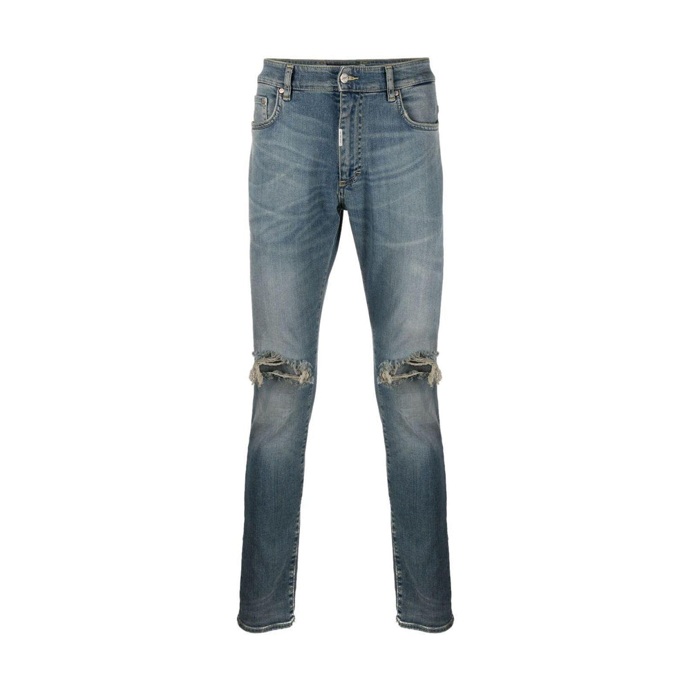 REPRESENT Destroyer Light Indigo Denim - Gravity NYC