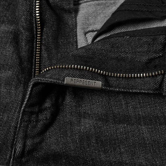 REPRESENT Destroyer Vintage Black Jeans - Gravity NYC