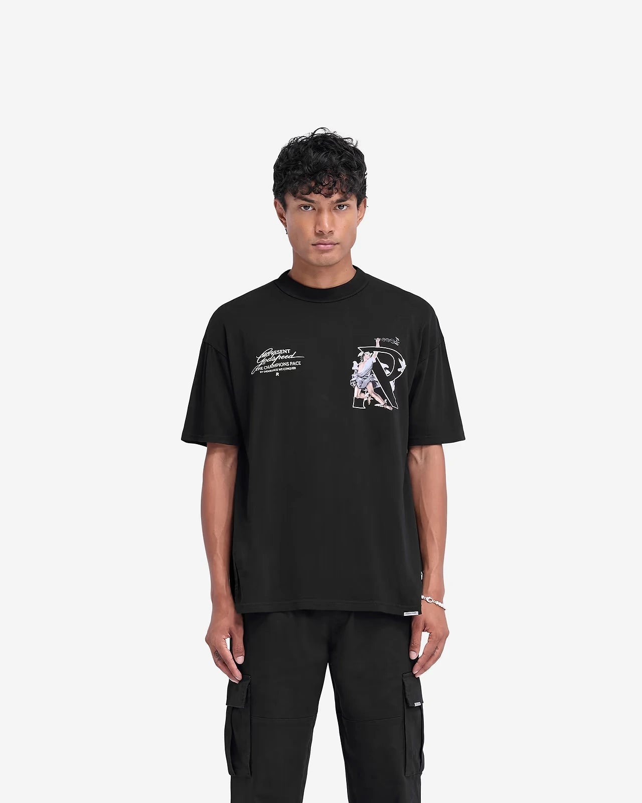 REPRESENT Hermes T-Shirt Black