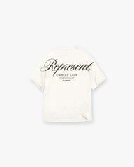 REPRESENT Owners Club Script T-Shirt - Gravity NYC