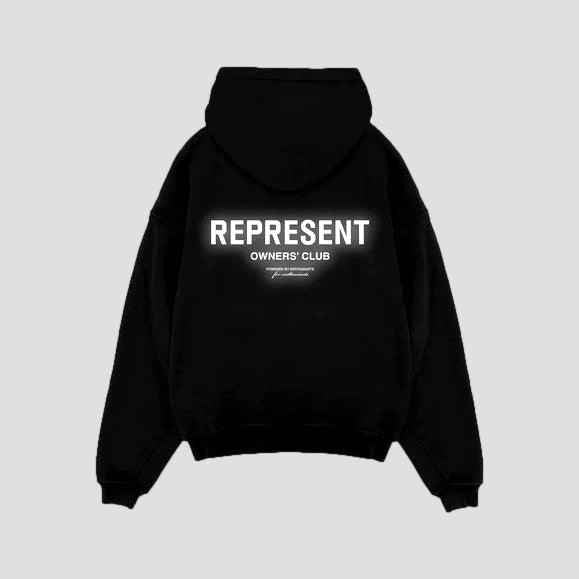 REPRESENT Reflective Owners Club Hoodie - Gravity NYC