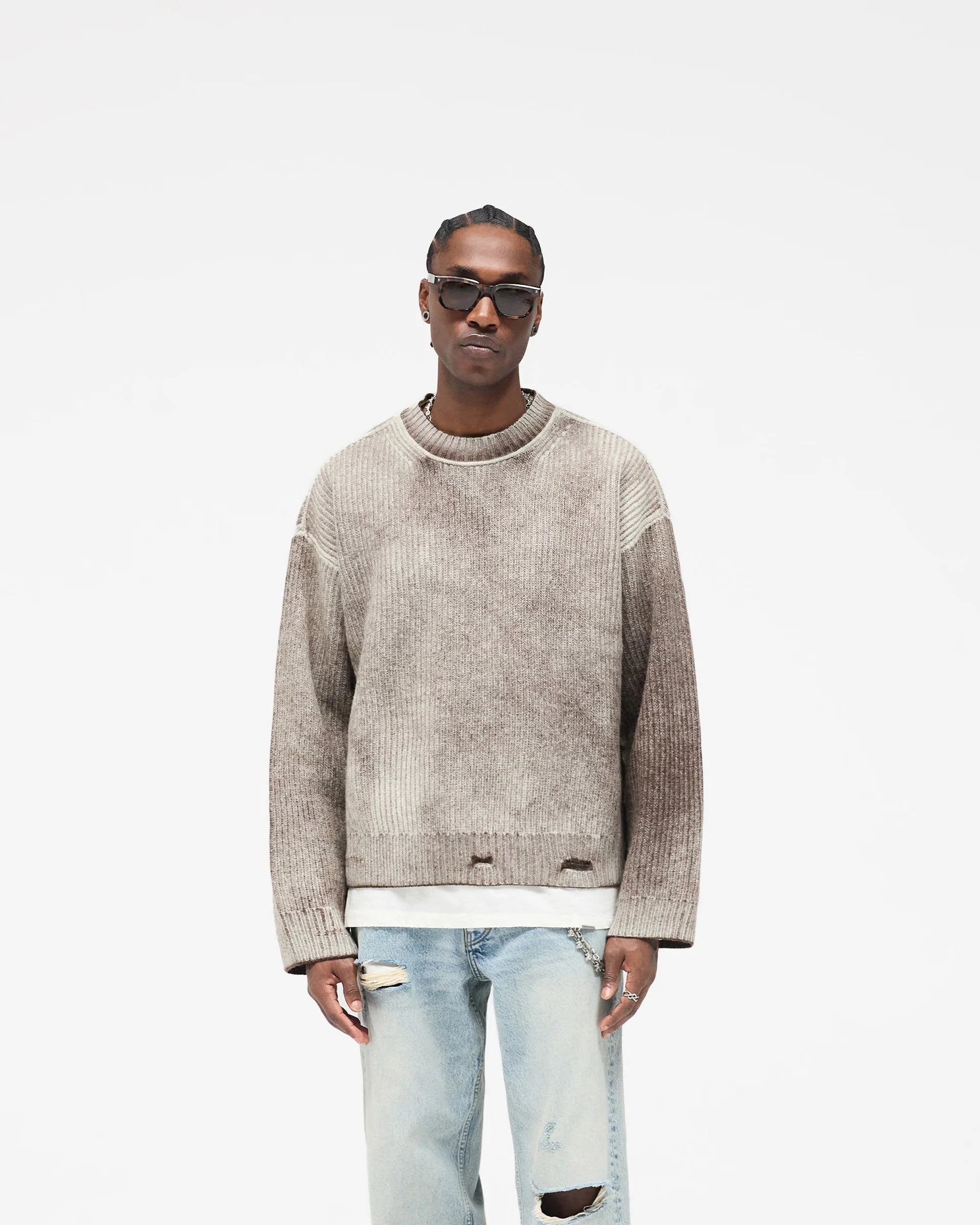 REPRESENT Reversible Fade Out Knit - Gravity NYC