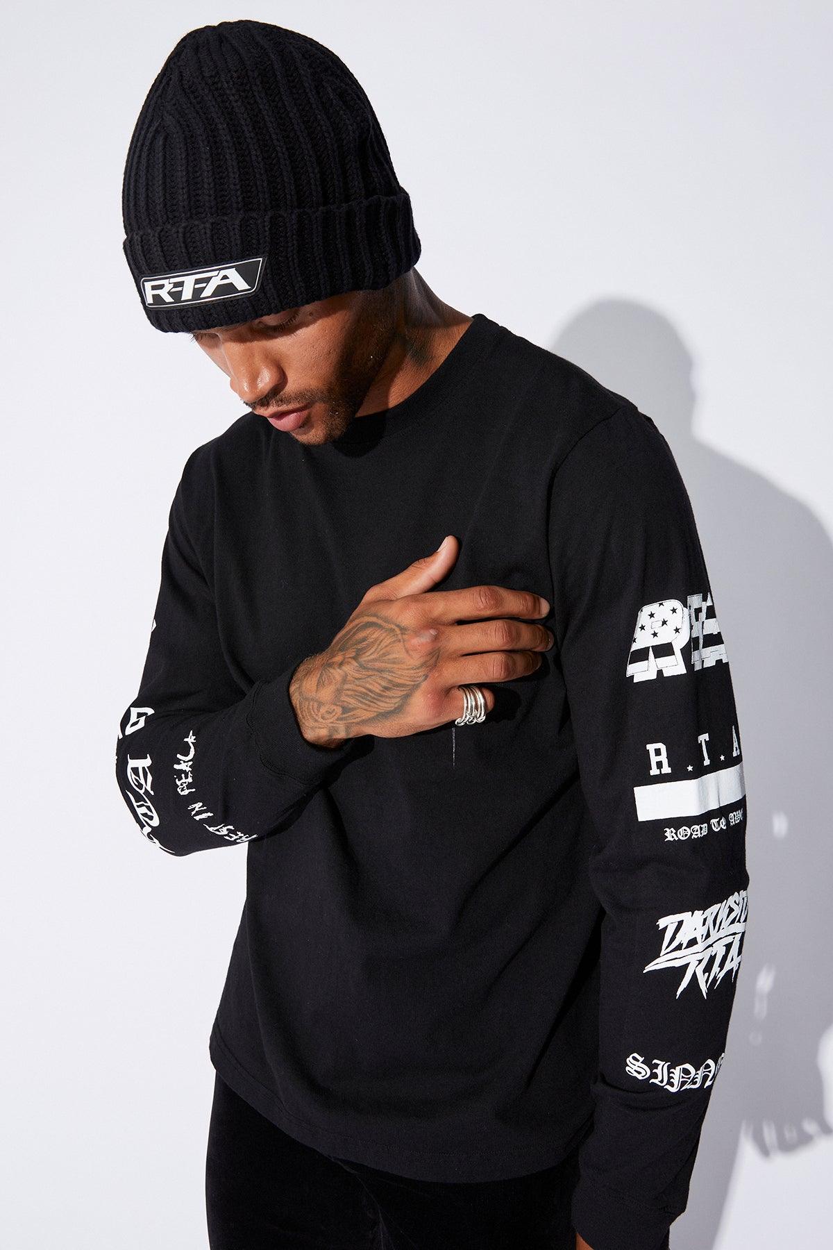 RTA Beanie Black Gravity NYC