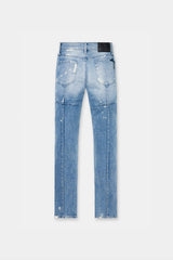 RTA Clayton Jean Distressed White Paint Gravity NYC