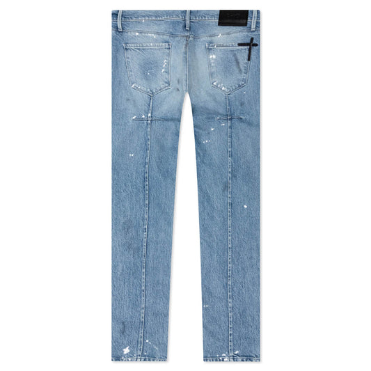 RTA Clayton White Paint Distressed Jeans - Gravity NYC