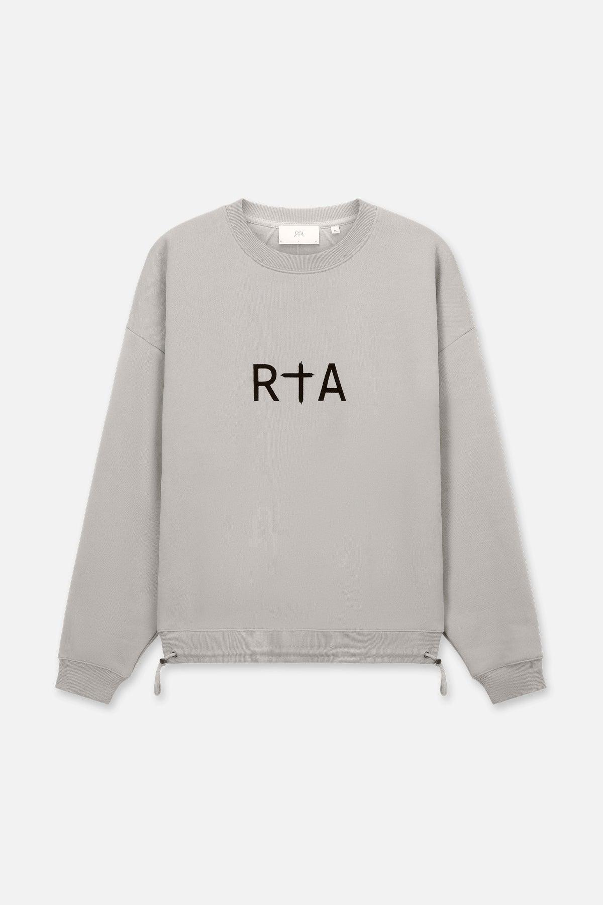 RTA Crewneck Sweatshirt Dove Grey Gravity NYC