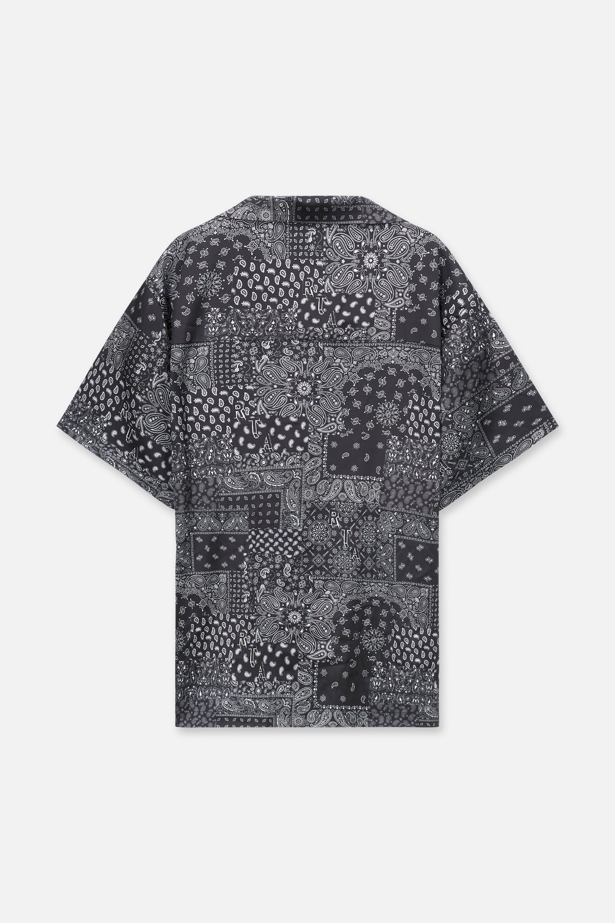 RTA George Black and White Paisley Shirt Gravity NYC