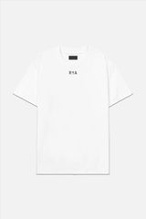 RTA Liam White Black Double Cross T-Shirt Gravity NYC