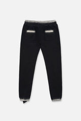 RTA Owen Black Faded Sweatpants Gravity NYC