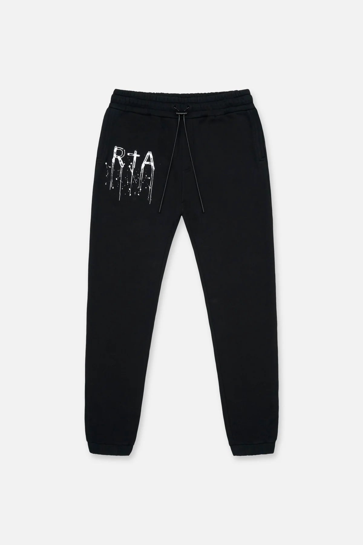 RTA Owen Black Watercolor Sweatpants Gravity NYC