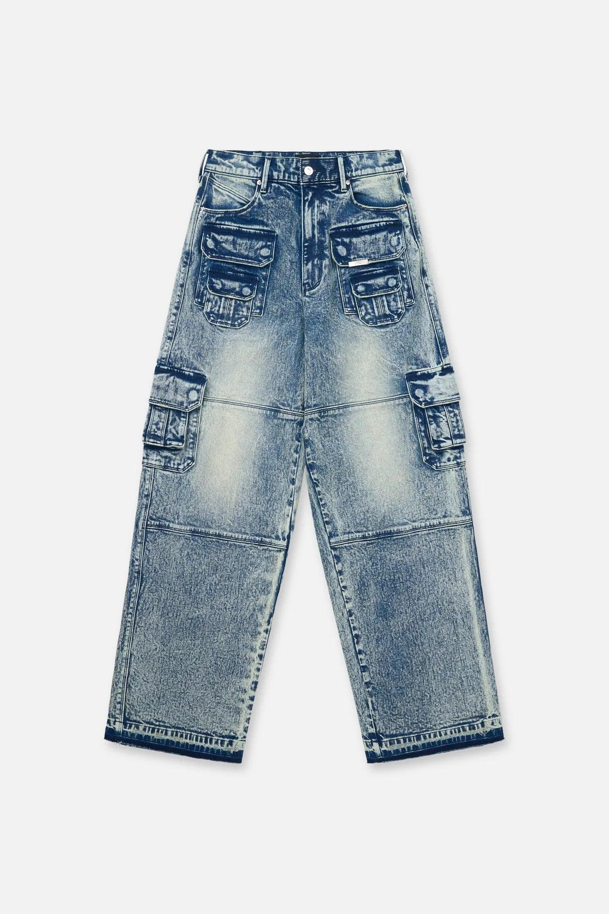 RTA Roman Medium Acid Wash Jeans Gravity NYC