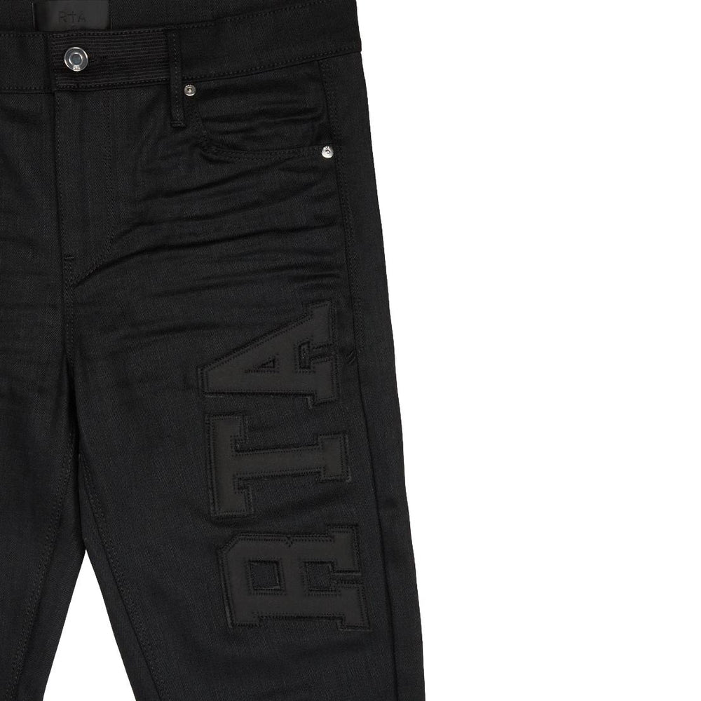 RTA Akio With Black Patch Jeans - Gravity NYC