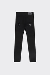 RTA Bryant Black-White Rest in Peace RIP Jeans - Gravity NYC