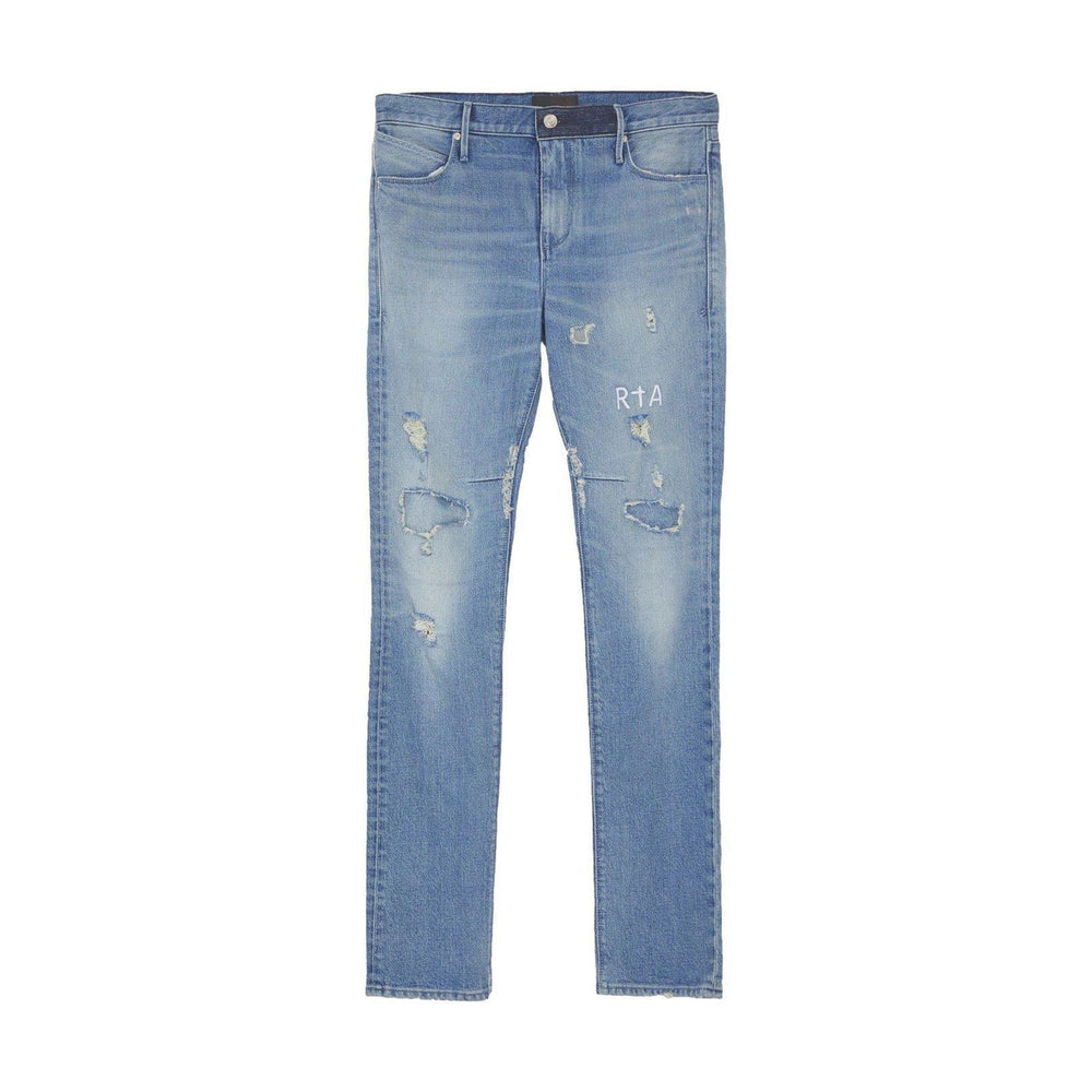 RTA Bryant Medium Blue Distressed Jeans - Gravity NYC