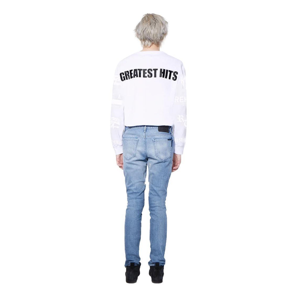 RTA Bryant Medium Blue Distressed Jeans - Gravity NYC