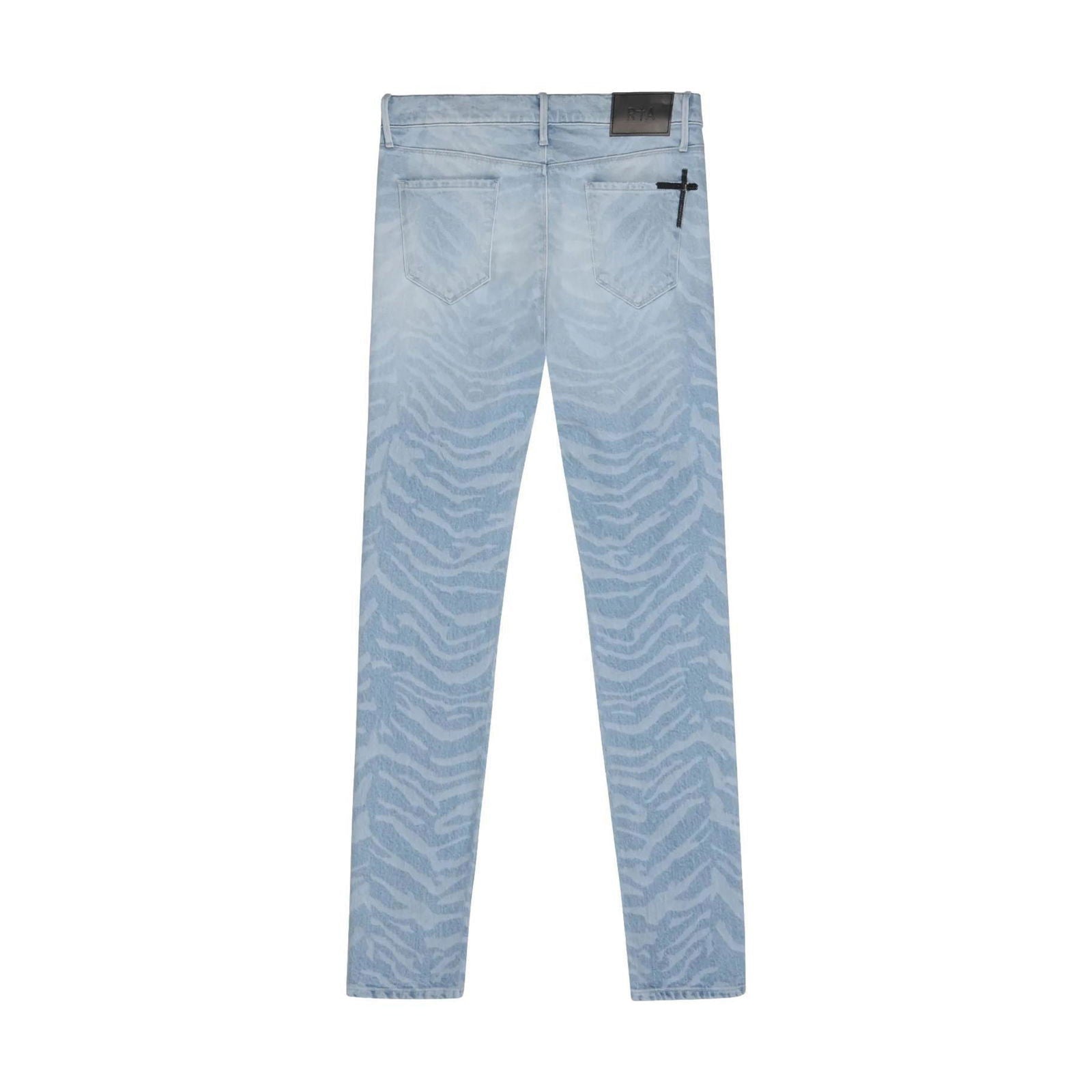 RTA Bryant Medium Blue Zebra Jeans Gravity NYC