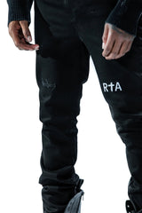 RTA Bryant Skinny Jean Black DDG Gravity NYC