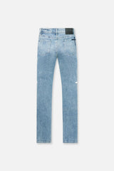 RTA Bryant Skinny Jean Blue Cross Patches Gravity NYC