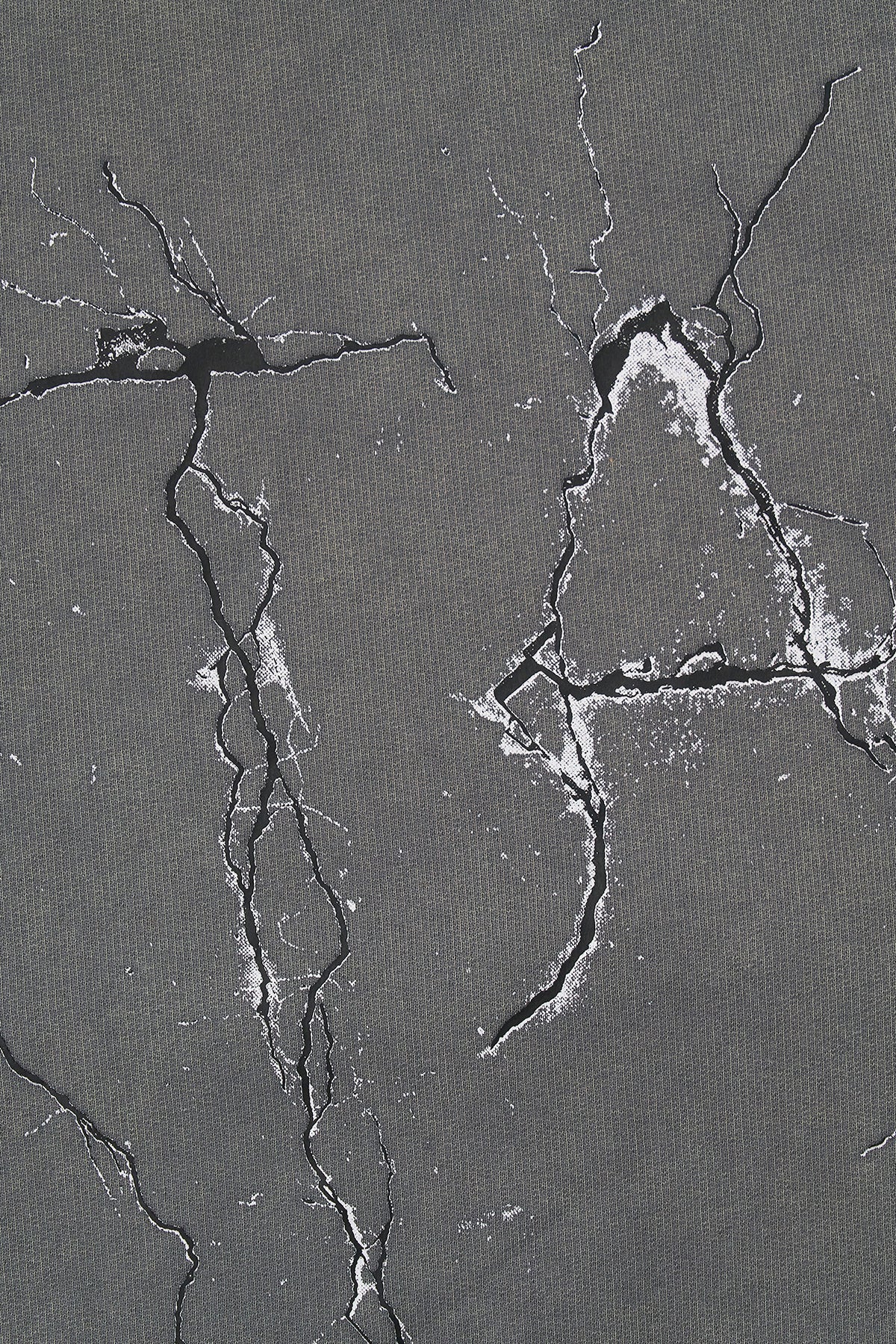 RTA Charles Sweatshirt Stone Cracked Logo - Gravity NYC