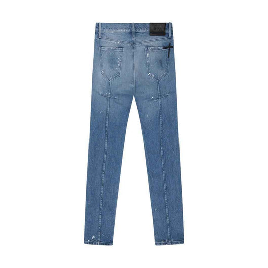 RTA Clayton Distressed White Paint Jeans - Gravity NYC