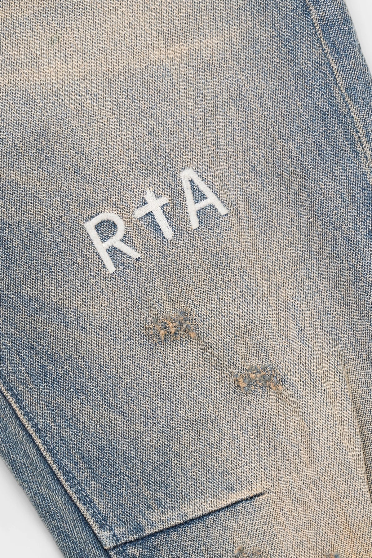 RTA Clayton Worn Out Blue Jeans