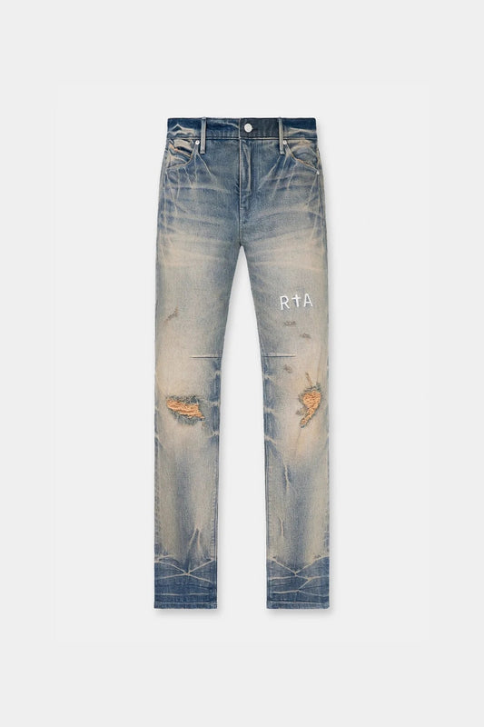 RTA Clayton Worn Out Blue Jeans - Gravity NYC
