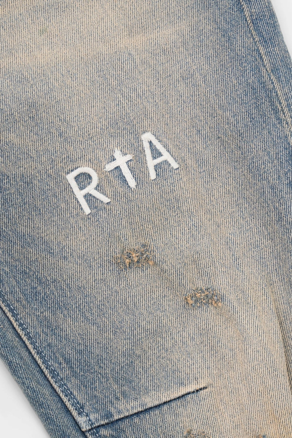RTA Clayton Worn Out Blue Jeans - Gravity NYC