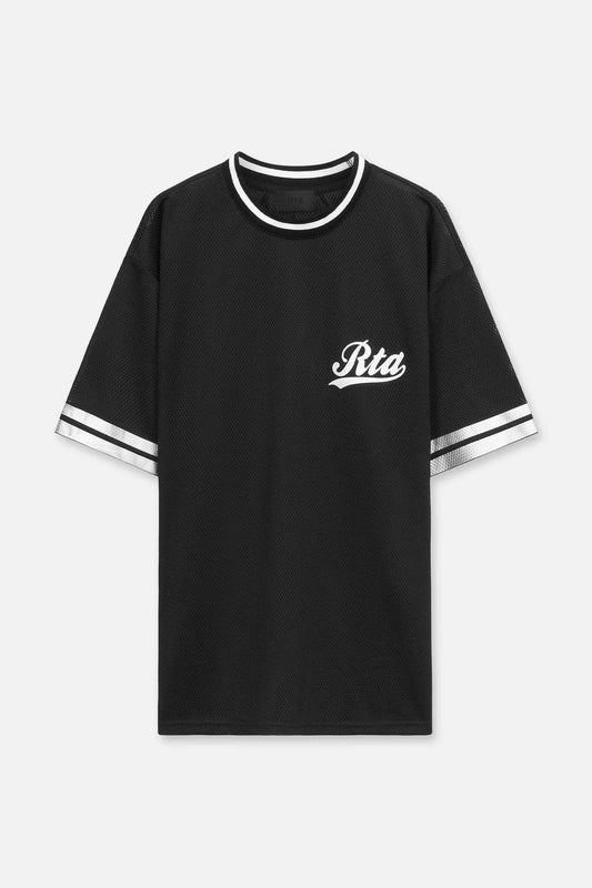 RTA Colin Black with Silver Foil Tee - Gravity NYC