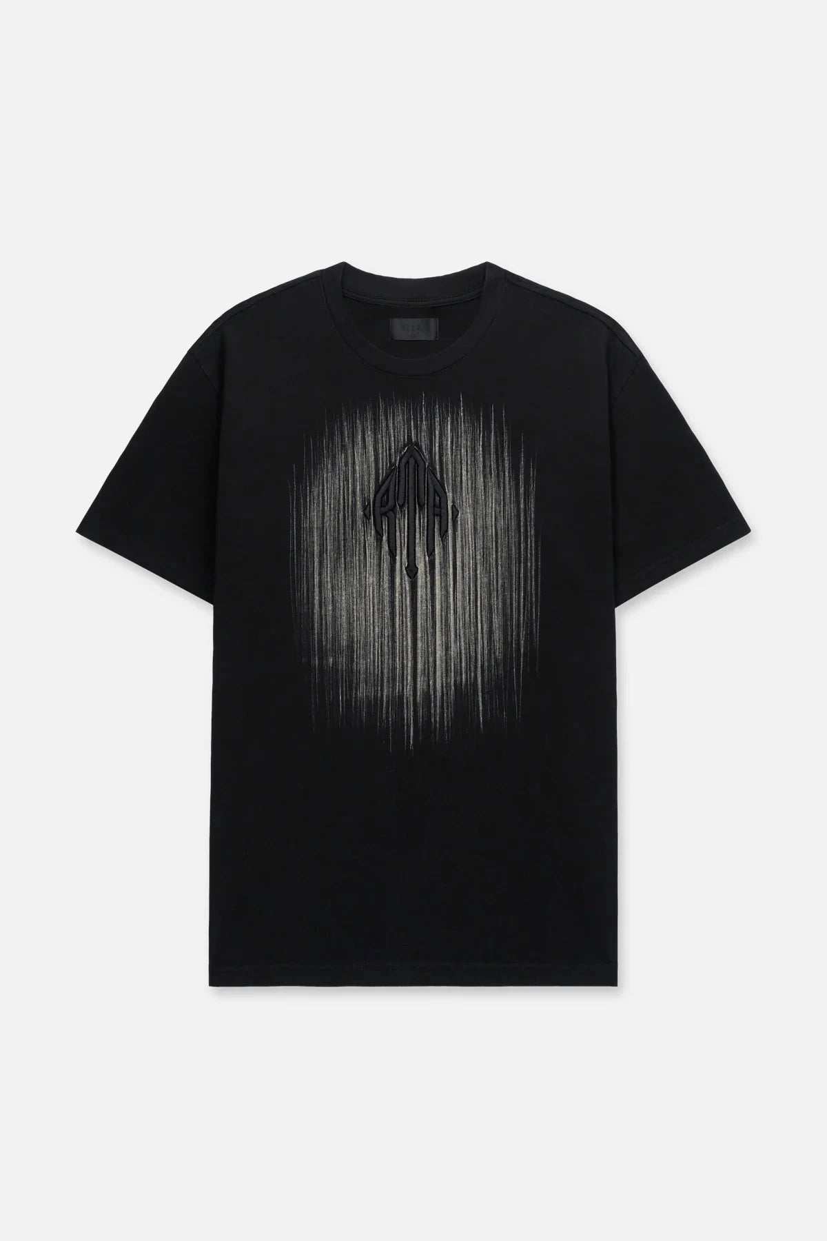 RTA Colin Oversized Tee Black Etched Monogram - Gravity NYC