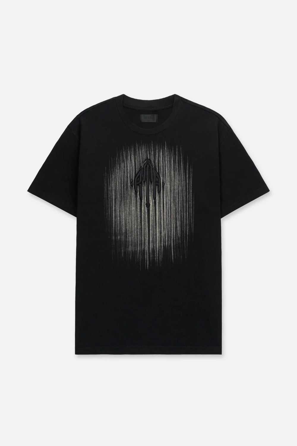 RTA Colin Oversized Tee Black Etched Monogram - Gravity NYC