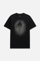RTA Colin Oversized Tee Black Etched Monogram - Gravity NYC