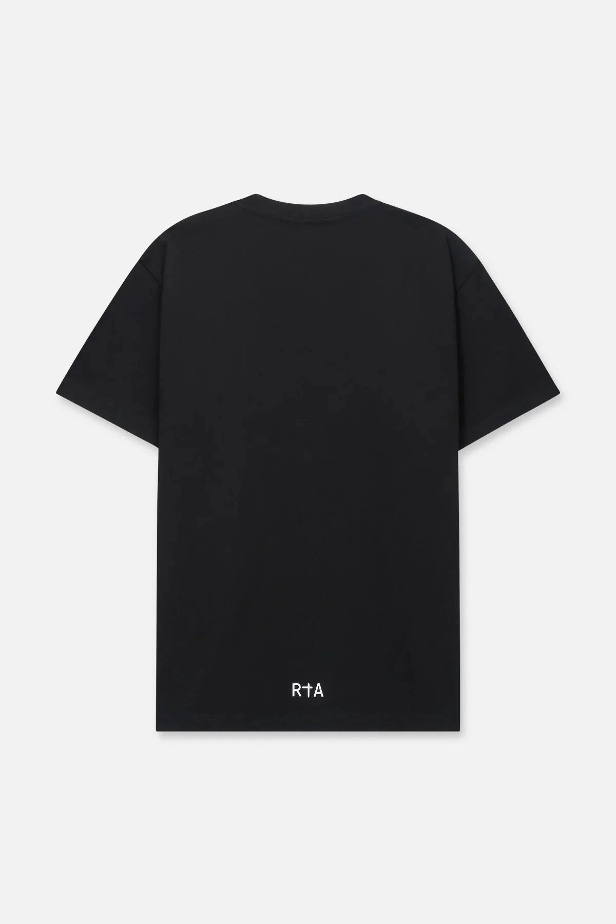 RTA Colin Oversized Tee Black Stamp Logo Gravity NYC