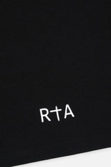 RTA Colin Oversized Tee Black Stamp Logo Gravity NYC